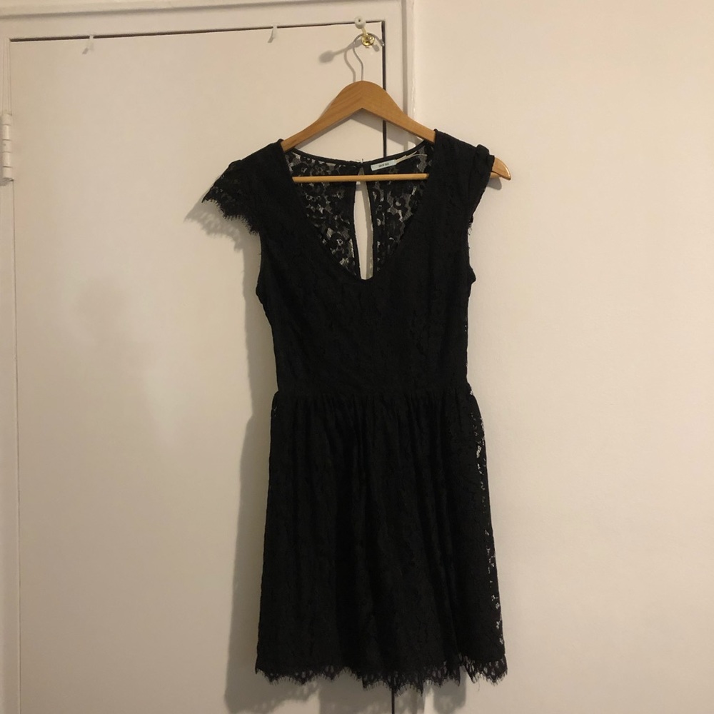 Black cocktail dress